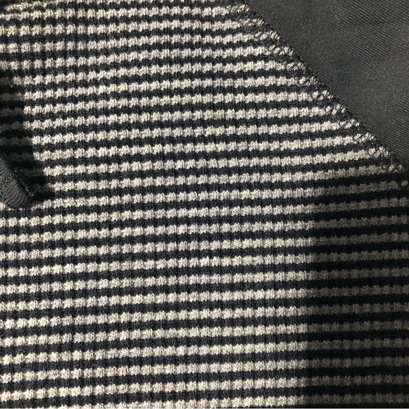 Columbia Waffle Knit Pullover Hoodie Black/Grey Size Small - Picture 7 of 10